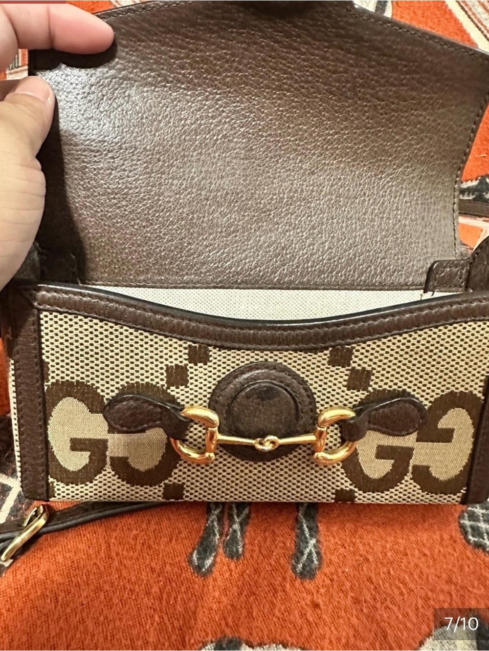 Gucci Horsebit Jumbo GG Mini Crossbody - Picture 2 of 10